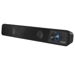 Mikado MD-69S Siyah 3W x 2 LED Işıklı Multimedia Soundbar Speaker