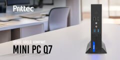 Prittec Q7-TH610L Mini PC Intel Core i3-12100 12GB RAM 512GB NVMe M.2 SSD FreeDOS Masaüstü Bilgisayar