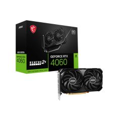 MSI GeForce RTX4060 VENTUS 2X BLACK 8GB OC GDDR6 DLSS 3 128 Bit Ekran Kartı
