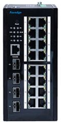 FOREDGE IS1016GPS‑4F Industrial Gigabit 16‑Port PoE RJ45 + 4‑Port SFP Managed Layer‑2 Switch, 40 Gbps Backplane, -40 °C ~ 75 °C Çalışma Sıcaklığı, DIN‑Ray, IP40
