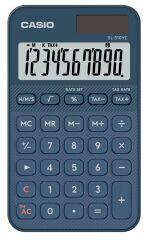 Casio SL-310UC-NY 10 Haneli Renkli Cep Tipi Hesap Makinesi - Lacivert