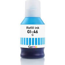 Canon GI‑46C Cyan 135 ml Pigment Bazlı Mavi Mürekkep Şişesi – Canon Maxify GX6040/GX7040 Uyumlu