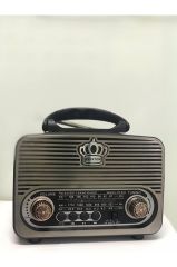Everton RT-830 Güneş Enerjili Panelli Bluetooth USB/TF/AUX/FM Nostaljik Radyo