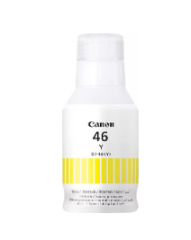 Canon GI-46Y Yellow 135ml Orijinal MegaTank Pigment Mürekkep Şişesi Canon MAXIFY GX6040 GX7040 Uyumlu Sarı Mürekkep
