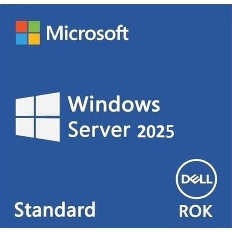 Dell Windows Server 2025 Standard ROK (Reseller Option Kit) 16-Core Lisans - 634-CVFM