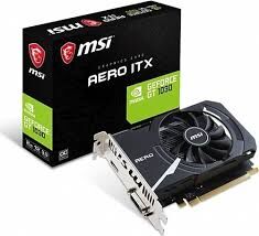 2 GB MSI GT 1030 AERO ITX 2GD4 OC DDR4 64B DX12 PCIE 3.0 X16 (1XHDMI 1XDVI)