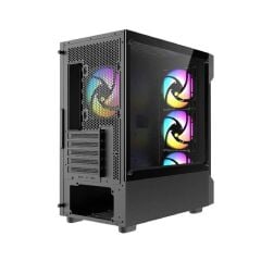 Fazeon F1 (F1M650BBM) 650W 80+ Dahili Güç Kaynaklı RGB Fanlı Micro-ATX Gaming Bilgisayar Kasası