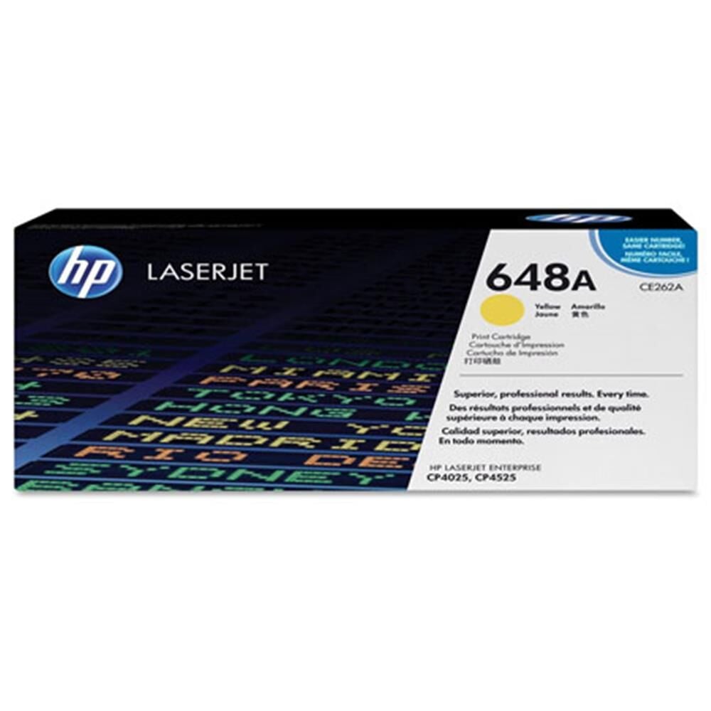 HP 648A Yellow (Sarı) Orijinal LaserJet Toner Kartuşu - CE262A Color LaserJet Enterprise CP4525 Serisi 11.000 Sayfa
