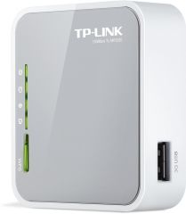 Tp‑Link TL‑MR3020 Portatif 3G‑4G 150 Mbps Kablosuz N150 Router – 1×10/100 Mbps WAN/LAN, USB 2.0 Modem Bağlantısı, Mini USB Güç, Seyahat Çantası Boyutu