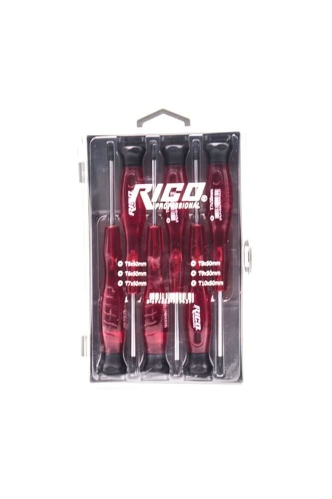 Rico 003-KK1971 6 Parça Torx Uçlu Saatçi Tornavida Seti - Hassas Mekanik Tornavida Takımı