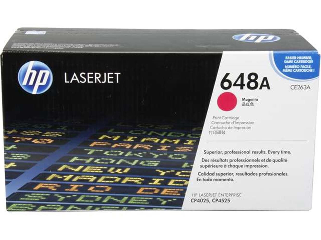 HP 648A Magenta (Macenta) Orijinal LaserJet Toner Kartuşu - CE263A Color LaserJet Enterprise CP4525 Serisi 11.000 Sayfa