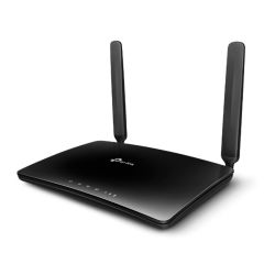 TP‑Link Archer MR400 4G LTE Cat6 Dual­Bant Router – 150 Mbps Download, 50 Mbps Upload, 4× Gigabit LAN, 1× USB 2.0, SIM Kartlı Kablosuz Yönlendirici