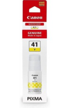 Canon GI‑41 Y Orijinal Sarı Mürekkep Kartuşu 70 ml Canon PIXMA G1420/G2420/G2460/G3420/G3460 Uyumlu