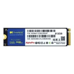 TwinMOS 512GB M.2 PCIe Gen3 NVMe SSD (3600-3250Mb/s) TLC 3DNAND