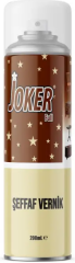 Joker 200ml Şeffaf Vernik Ahşap ve Yüzey Koruyucu Parlak Vernik Sprey/Metal-Ahşap Koruma Lake Vernik Kaplama