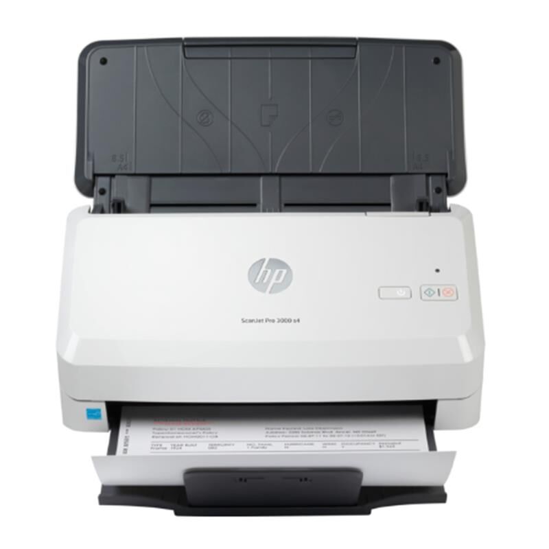 HP 6FW07A ScanJet Pro 3000 S4 A4 Yaprak Beslemeli USB 3.0 Tarayıcı – 600 dpi Optik, 50 Sayfa ADF, Tek Geçişli Duplex, 40 ppm/80 ipm, 4 000 Sayfa Günlük Döngü