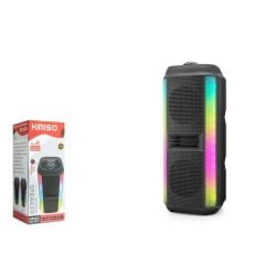 Kimiso QS3631 Bluetooth Speaker RGB (BT, USB, FM, MIC girişi, TWS, Düğmeli)