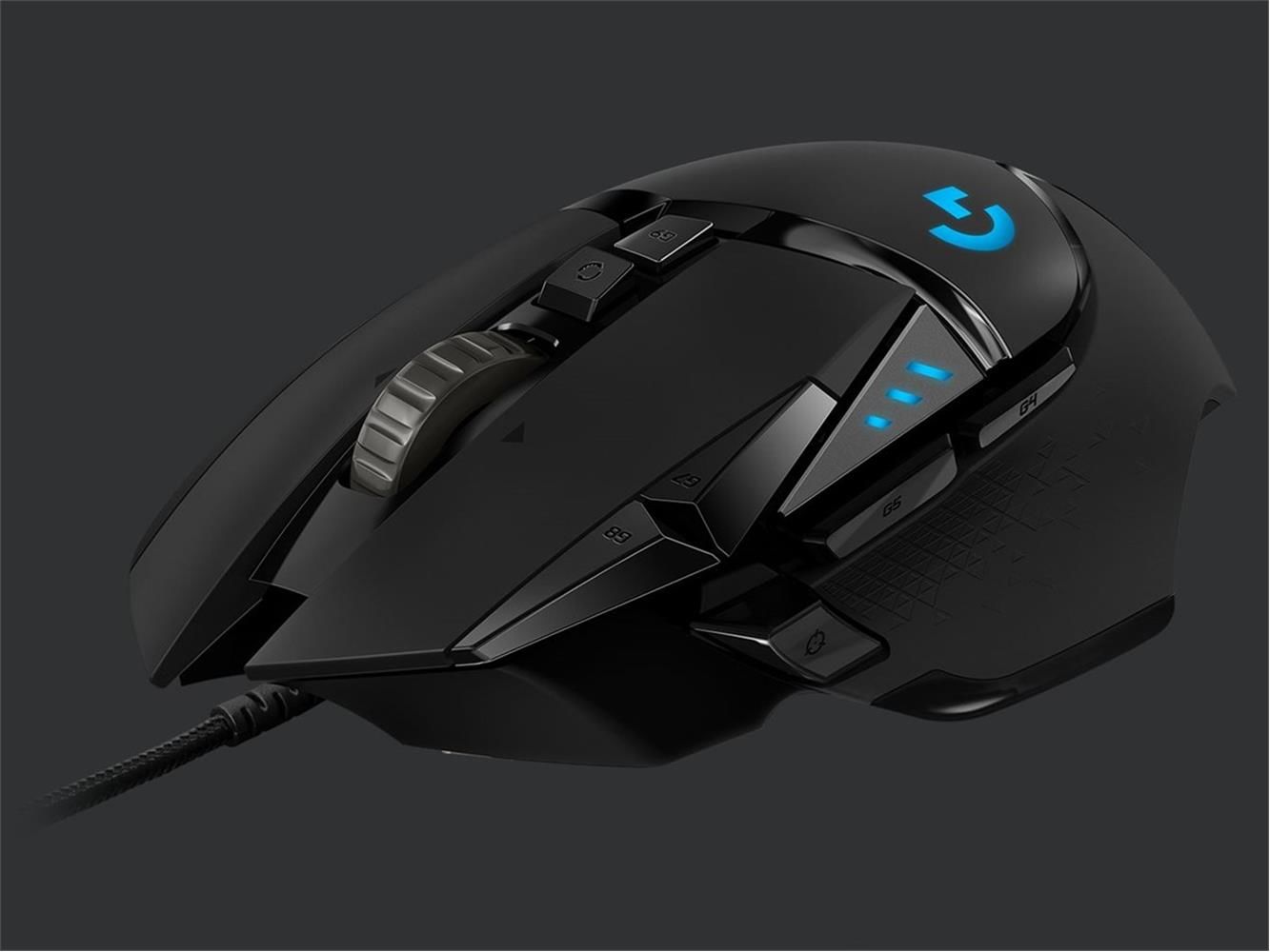 Logitech 910-005471 G502 HERO High Performance Kablolu Gaming Mouse 16.000 DPI RGB Optik