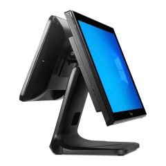 Tiwox TP-7610D Intel Core i7 10. Nesil 8GB RAM 128GB SATA SSD 18.5 inç Ana Ekran + 13.2 inç İkinci Müşteri Ekranlı Dokunmatik Endüstriyel POS PC Terminali