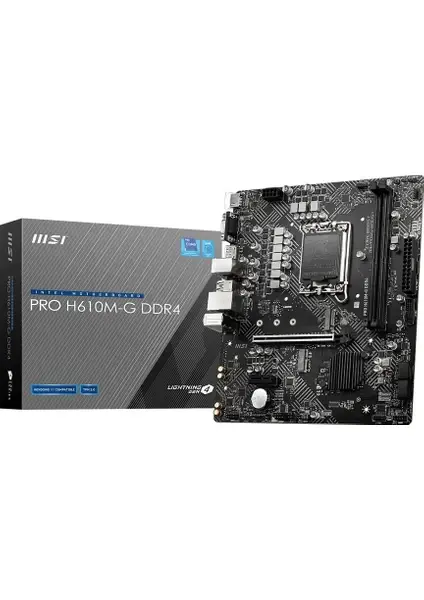 MSI PRO H610M-G DDR4 RGB SOKET 1700 3200(OC)