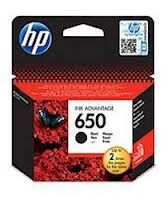 HP 650 CZ101AE Siyah Orijinal Ink Advantage Mürekkep Kartuşu – Pigment Bazlı Mürekkep, Standart Kapasiteli (≈360 Sayfa), HP DeskJet Ink Advantage Serisi Uyumlu