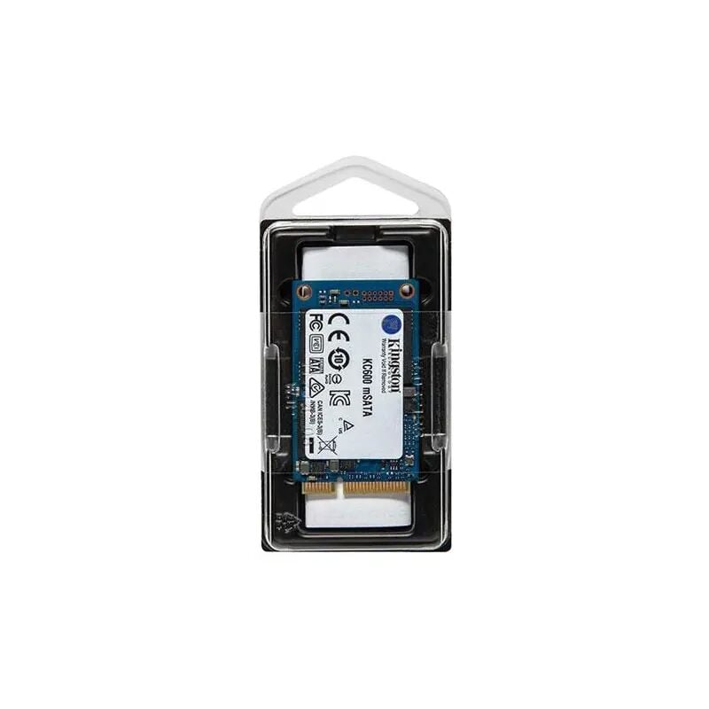 Kingston KC600 256GB mSATA SSD (550MB Okuma / 500MB Yazma)