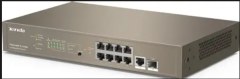 Tenda TEG5310P-8-150W 8x Gigabit PoE+ (150W) 1x Gigabit Ethernet + 1x SFP Uplink L3 Yönetilebilir Switch
