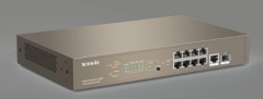 Tenda TEG5310P-8-150W 8x Gigabit PoE+ (150W) 1x Gigabit Ethernet + 1x SFP Uplink L3 Yönetilebilir Switch