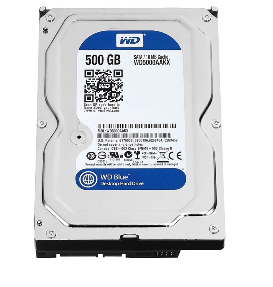 Western Digital Caviar Blue WD5000AAKX 500 GB 7200 RPM 16 MB Önbellek SATA III (6 Gb/s) 3.5″ Masaüstü Dahili Harddisk
