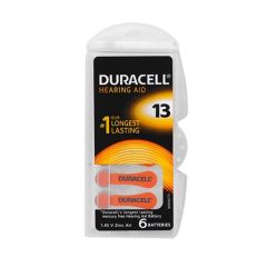 Duracell Activair No: 13 Turuncu Renk Kodlu İşitme Cihazı Pili - 6'lı Paket