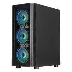 Frisby CM-105 650W 80 Plus ARGB 4 Fanlı Mesh Ön Panel Gaming Mid-Tower Kasa