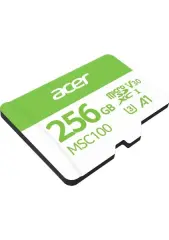 Acer MSC100 256GB microSD U3 V30 A1 Aksiyon Kamera & Güvenlik Kamerası Uyumlu