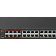 HiLook NS-0326P-230(B) 24 Port 10/100Mbps PoE + 1 Port Gigabit + 1 Port Gigabit SFP Kombo Yönetilemez 230W Switch