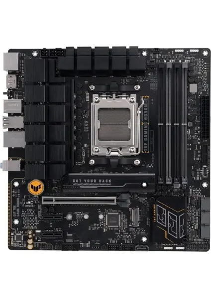 ASUS TUF GAMING B650M-E AMD AM5 DDR5 6400 2xDP HDMI Çift M2 USB3.2 AURA RGB mATX