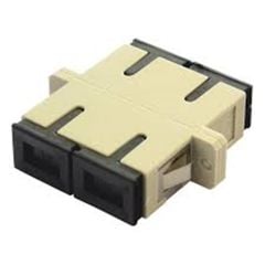 Beek SC-SC Coupler Duplex Multimode Gri Plastik, Fosfor Bronz Ferrule