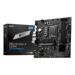 MSI PRO B760M-P DDR4 SOKET 1700 DDR4 4800(OC) PCI-E ,M.2 USB3.2 HDMI,DP,VGA 1x 1