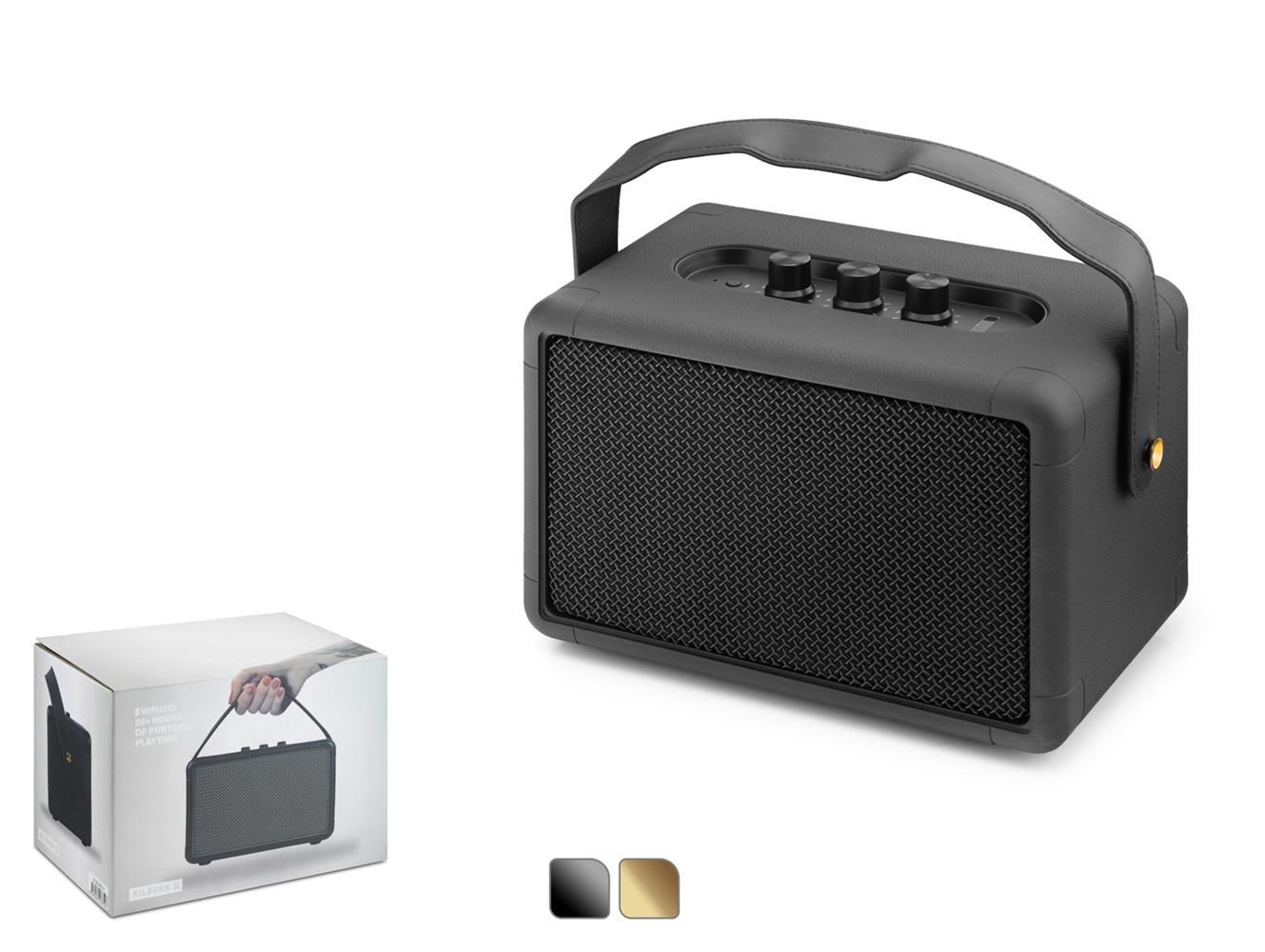 Hadron KILBURN2 Siyah Bluetooth Speaker 30W 243x162x140MM