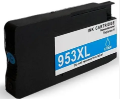 HP 953XL Yüksek Kapasiteli Mavi Mürekkep Kartuş F6U16AE 18 ml Pigment Mürekkep Yaklaşık 1.600 Sayfa Baskı Kapasitesi OfficeJet Pro Serisi Uyumlu