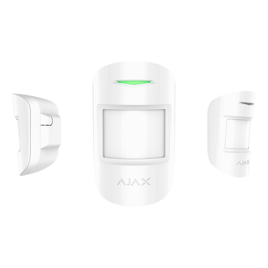 Ajax MotionProtect Plus Kablosuz Mikrodalga Sensörlü PIR Hareket Dedektörü - Beyaz