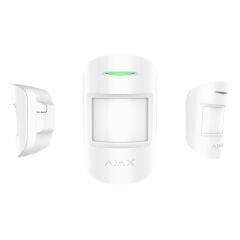 Ajax MotionProtect Plus Kablosuz Mikrodalga Sensörlü PIR Hareket Dedektörü - Beyaz