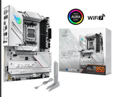 ASUS ROG STRIX B850-A GAMING WIFI7 AM5 DDR5 9000MHz 4xM.2 Bluetooth AURA RGB 5G LAN ATX Anakart