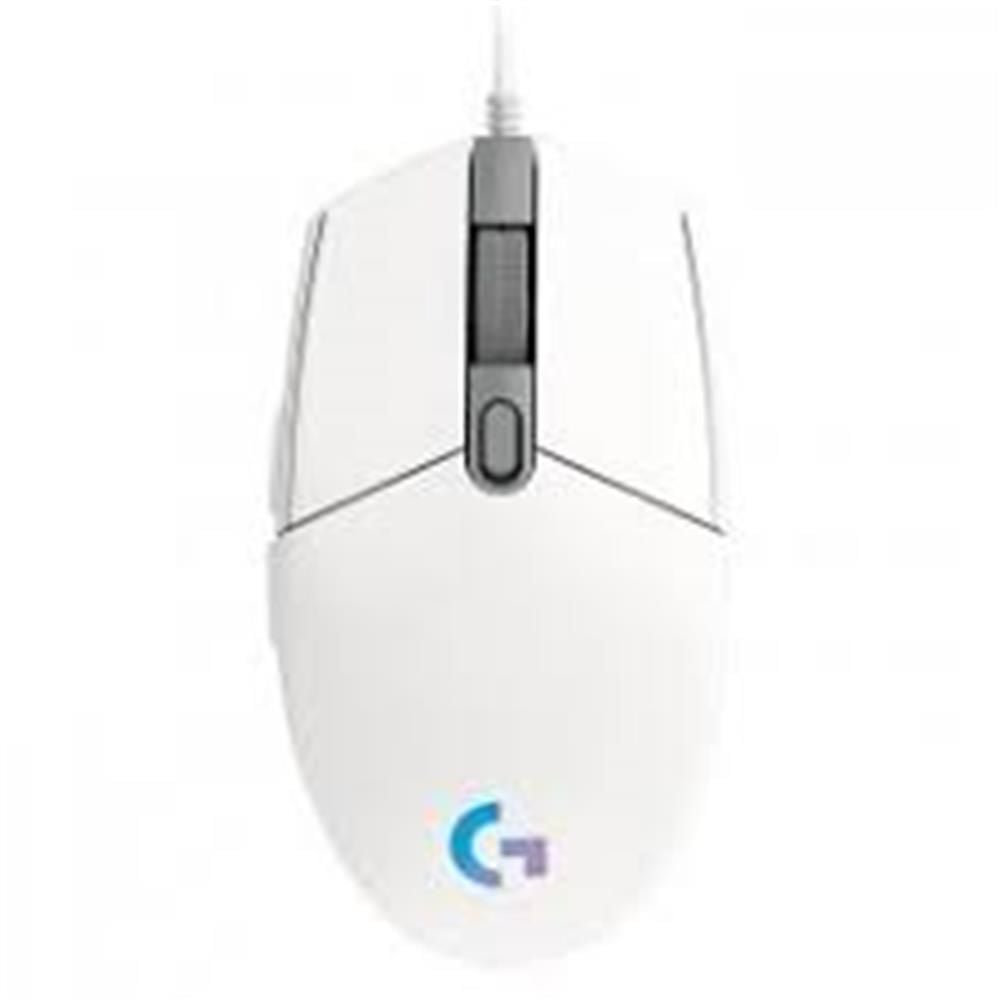 Logitech 910-005824 G102 LightSync Beyaz 8000 DPI 6 Tuş Optik RGB Kablolu Gaming Mouse