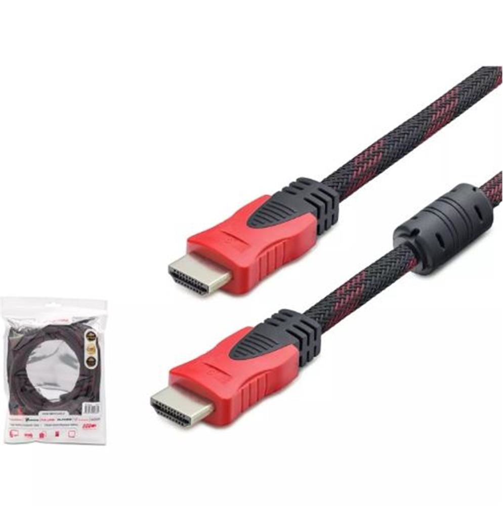Hadron HDX2012 HDMI (M) to HDMI (M) Örgülü Kablo 1.5 Metre Siyah