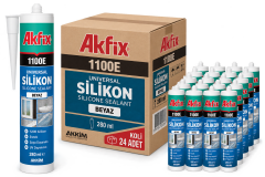 Akfix 1100e Silikon Beyaz 280 Ml (koli-24 Lü)
