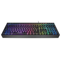 RAMPAGE KM-R57 Seraphic RGB Aydınlatmalı Q Gaming MM Klavye ve 12800DPI Mouse