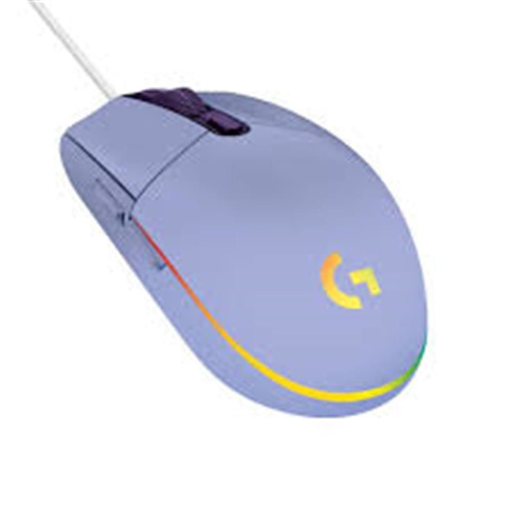 Logitech 910-005854 G102 LightSync Lila 8000 DPI 6 Tuş Optik RGB Siyah Kablolu Gaming Mouse