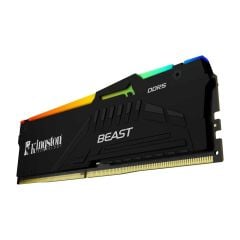 Kingston Beast RGB KF560C36BBE2A‑16TR 16GB DDR5 6000 MHz CL36 1×16 GB Siyah Gaming RGB RAM