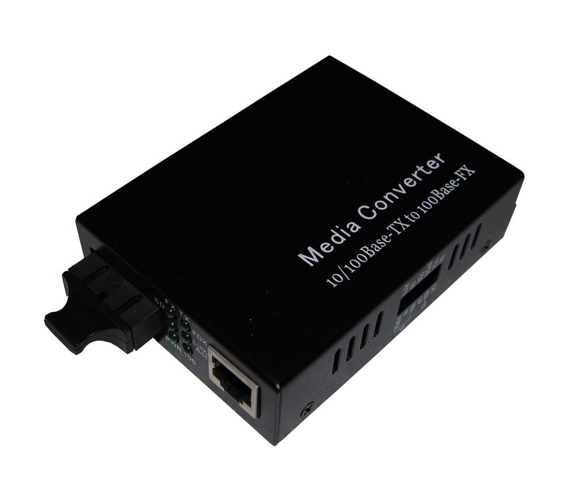 Beek BN-FS-SC-SM20 10/100Base-TX to 100Base-FX Single Mode Fiber Media Converter SC 20km