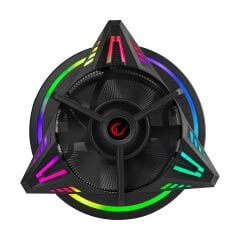 Rampage RM-C03 COOLBLADE Rainbow 80mm 43CFM Intel LGA1700 / AMD AM5 Uyumlu Hava Soğutmalı CPU Fan