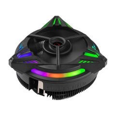 RAMPAGE RM-C03 COOLBLADE Rainbow 43CFM 80mm Fan LGA1700 / AM5 Uyumlu Hava Soğutm